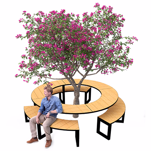MESA CIRCULAR PARA ARBOL